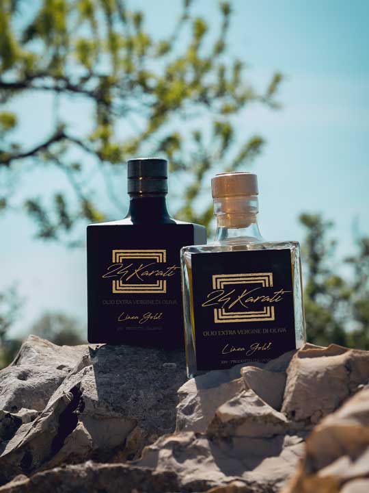 Bottiglia Vetro Quadrata Black - Olio EVO Monocultivar "La Coratina" - 250ml